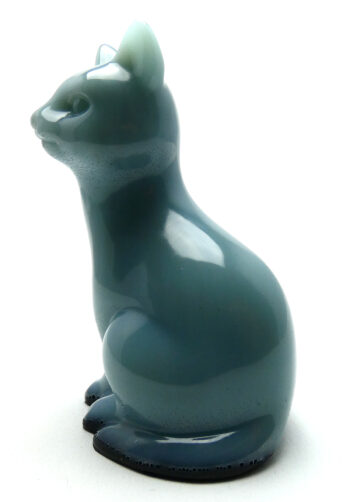 Kattenbeeldje Epoxy - Grijsblauw - B-Stock