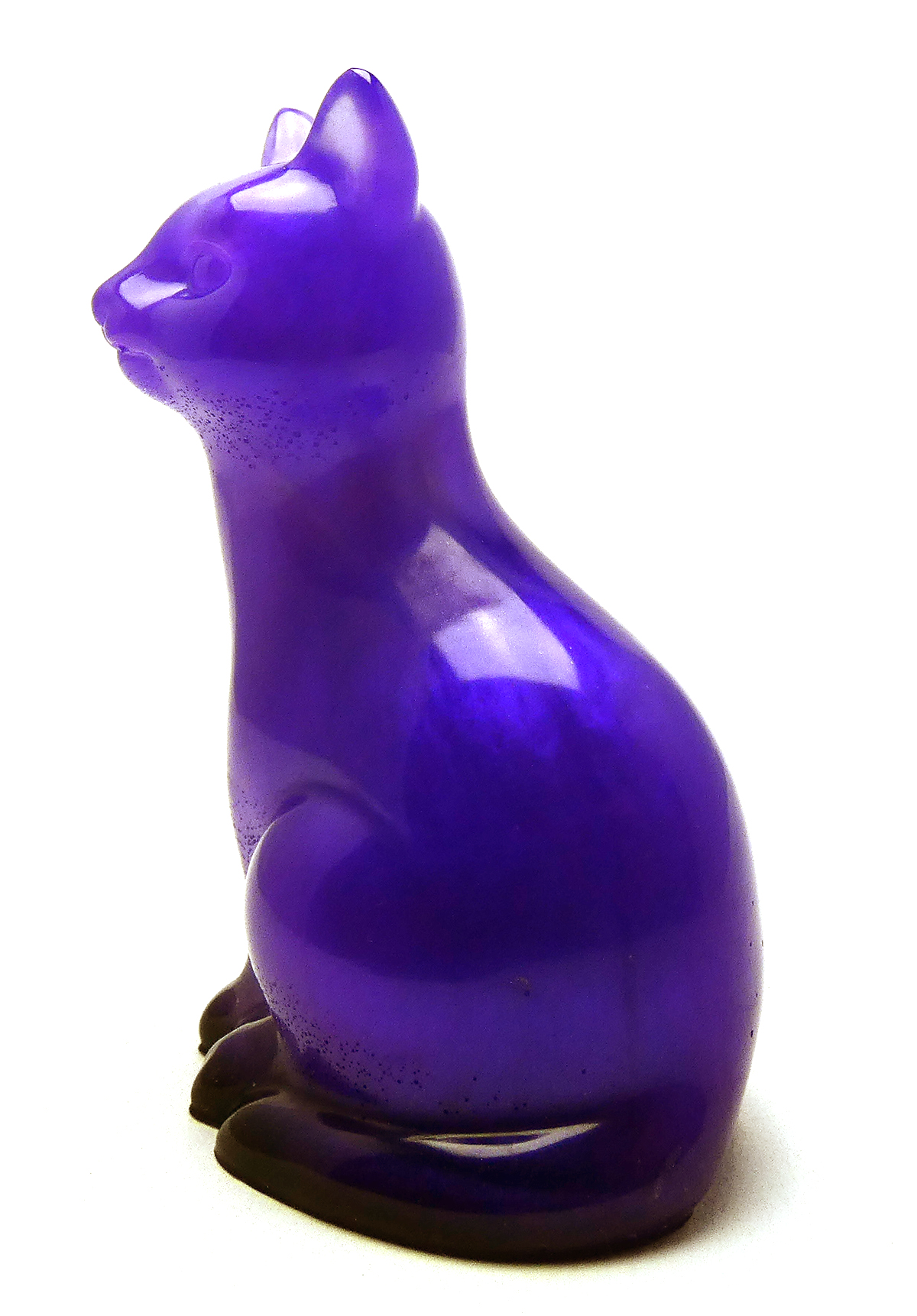 Kattenbeeldje Epoxy - Violet Paars Mica