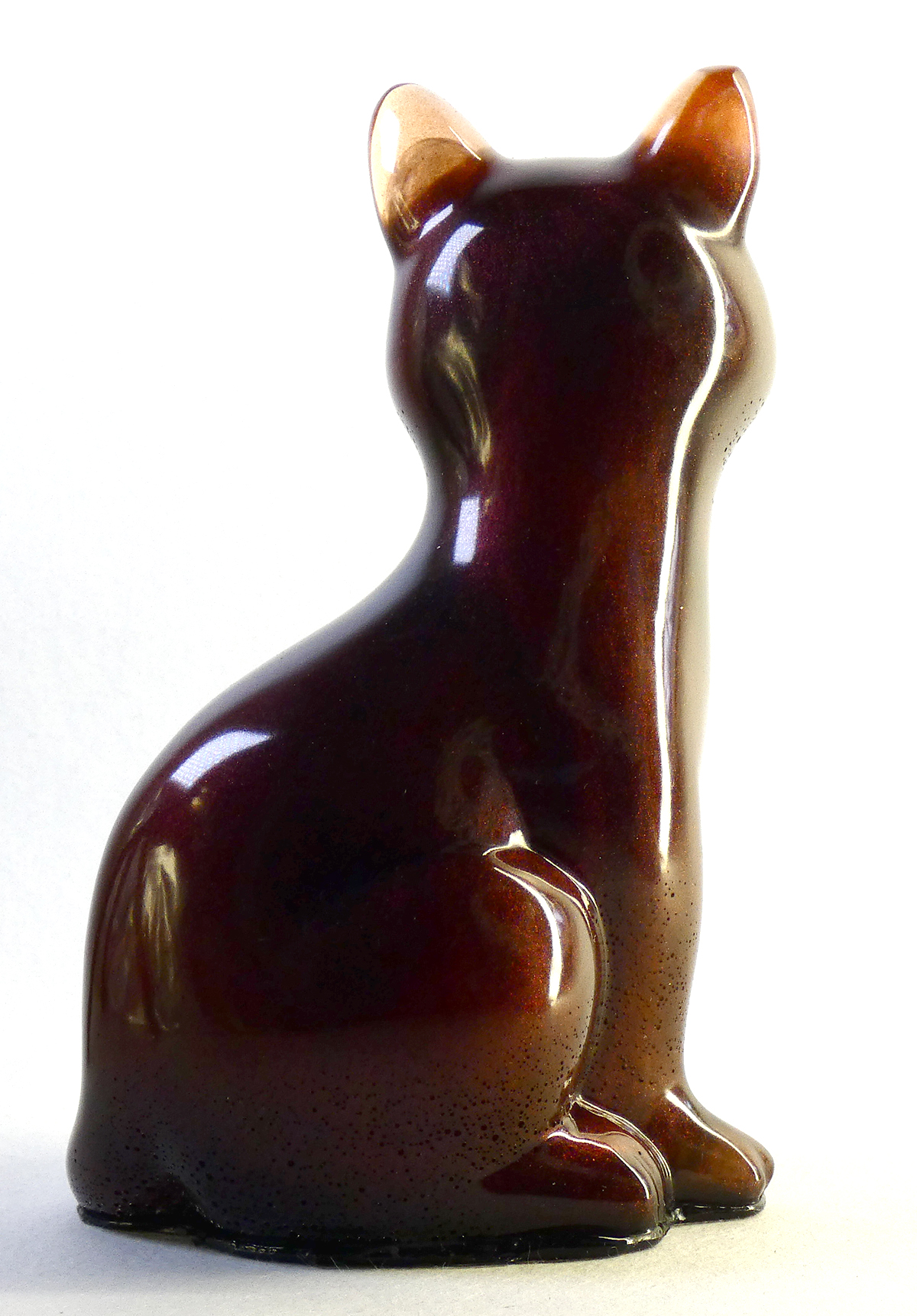 Kattenbeeldje Epoxy - Wijnrood Mica - Afbeelding 3
