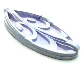Wierook Houder Eco Resin - Jugendstil - Lila & Paars Marmer Effect